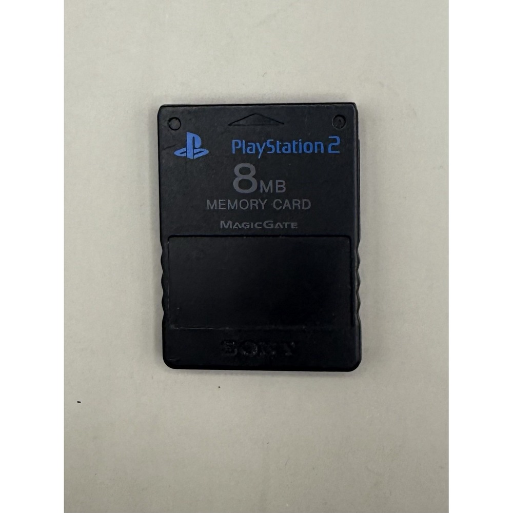Sony OEM Genuine Playstation  PS1, PS2‎ Black Memory Card SCPH-10020
